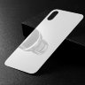 5092 Защитное стекло iPhone Х/XS Back Baseus (прозрачный)