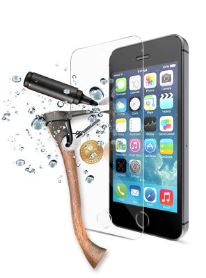 5-819 Защитное стекло зад  iPhone5 Back 0,26mm 5-819 Защитное стекло iPhone5 Back 0,26mm
