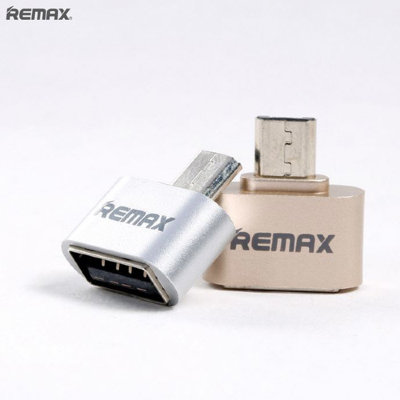 2160 Адаптер OTG USB- micro USB  Remax (серебро) 2160 Адаптер OTG USB- micro USB  Remax (серебро)
