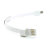 7667 Кабель micro USB-браслет 200mm (белый) - 7667 Кабель micro USB-браслет 200mm (белый)