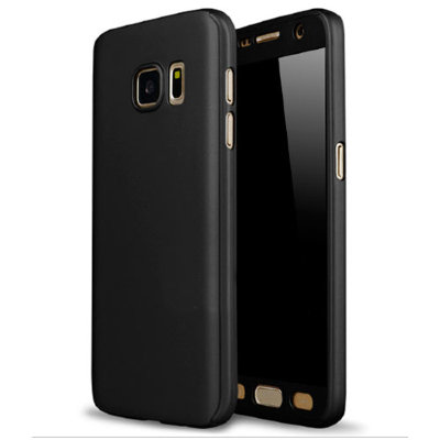 8918 Galaxy S7 Защитная крышка пластиковая 360° (черный) 8918 Galaxy S7 Защитная крышка пластиковая 360° (черный)