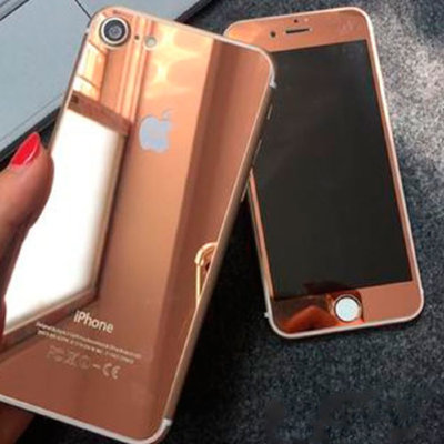 1279 iPhone5 Защитное стекло комплект (розовое золото) 1279 iPhone5 Защитное стекло комплект (розовое золото)