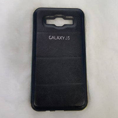 7410 Galaxy J5 (2015) Защитная крышка кожаная с бампером (черный) 7410 Galaxy J5 (2016) Защитная крышка кожаная с бампером (черный)