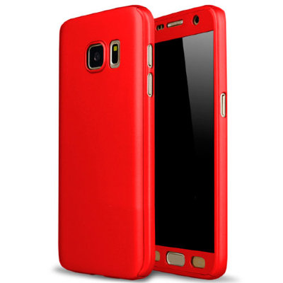 8919 Galaxy S7 Защитная крышка пластиковая 360° (красный) 8919 Galaxy S7 Защитная крышка пластиковая 360° (красный)