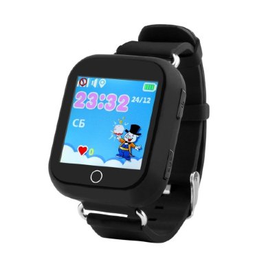 1482 Детские часы с GPS-модулем Smart Baby Watch Q100 Wonlex (черный) 1482 Детские часы с GPS-модулем Smart Baby Watch Q100 Wonlex (черный)