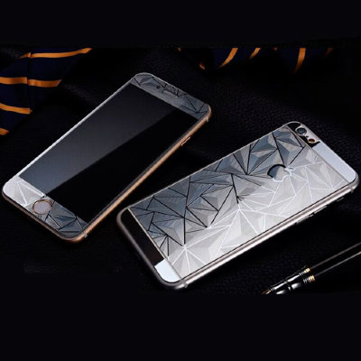 1290 iPhone7 Защитное стекло комплект текстурный (черный) 1290 iPhone7 Защитное стекло комплект текстурный (черный)