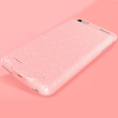 2041 Чехол-аккумулятор iPhone6 2500mAh Baseus (розовый) 2041 Чехол-аккумулятор iPhone6 2500mAh Baseus (розовый)
