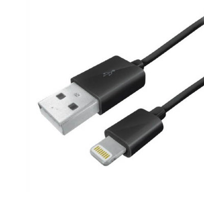 5-1006 Кабель USB lightning, 1m (черный) 5-1006 USB iPhone5 1m (черный)