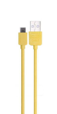 5-1012 Кабель micro USB 1m Remax (желтый) 5-1012  micro USB 1m (желтый)