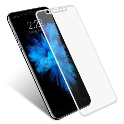 5534 Защитное стекло iPhone X/XS/11Pro (белый) 5534 Защитное стекло iPhone X (белый)
