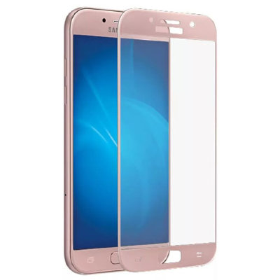 2814 Samsung A7 (2017) Защитное стекло 0.26mm (розовое золото) 2814 Samsung A7 (2017) Защитное стекло 0.26mm (розовое золото)