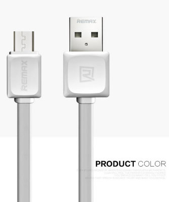 5-898 Кабель micro USB 1m Remax (белый)RC-008m 5-898  micro USB 1m (белый)