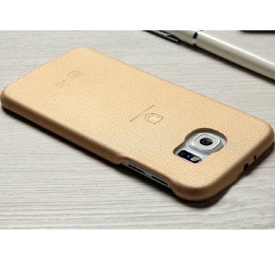 1225 Galaxy S6 Защитная крышка кожаная (золото) 1225 Galaxy S6 Защитная крышка кожаная (золото)