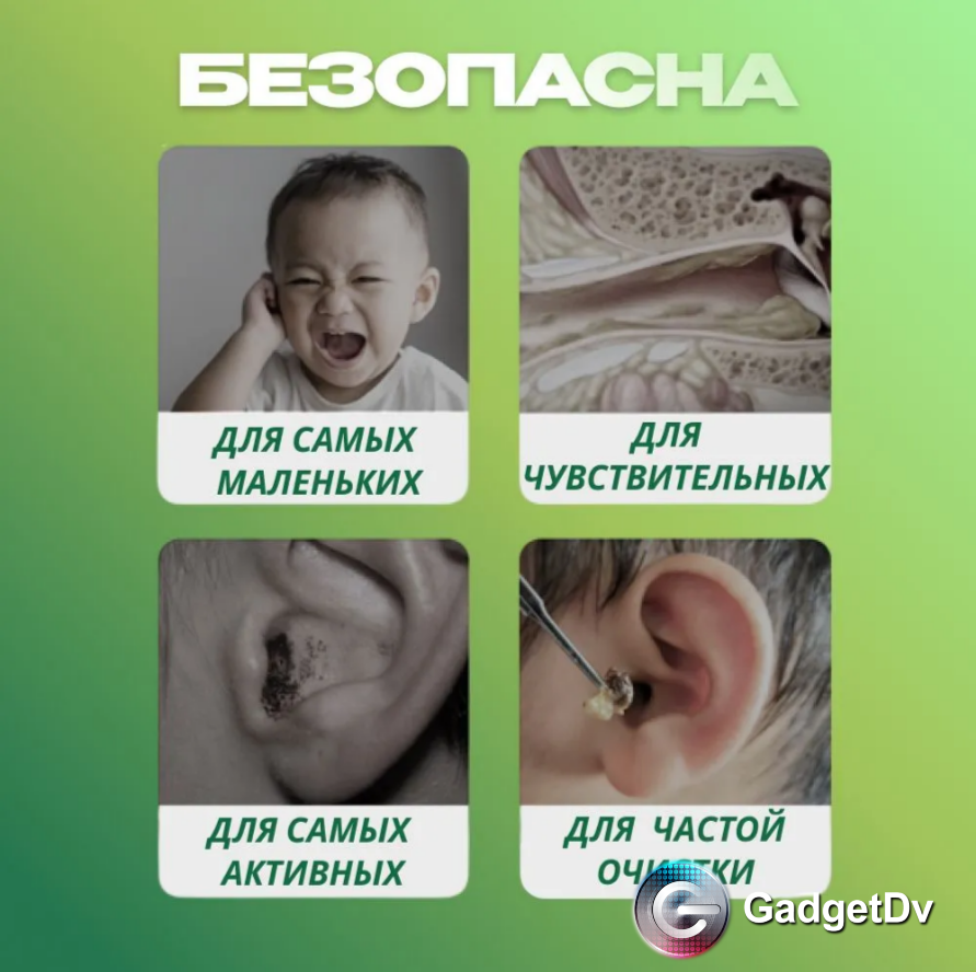 26961 Умная ушная палочка Bebird Smart Visual Spoon Ear Stick R1 Black