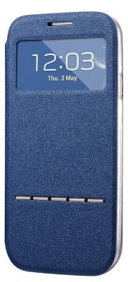 16-487 Galaxy S4 mini Чехол-книжка (синий) 16-487 Galaxy S4 mini Чехол-книжка (синий)