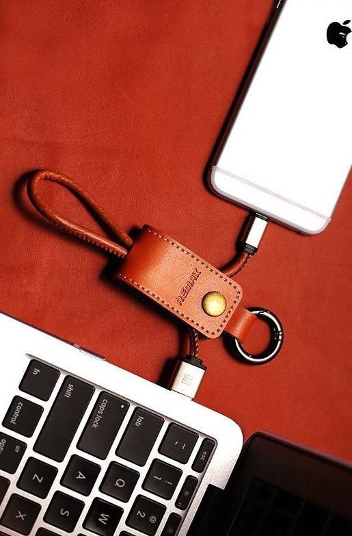 5-914 Кабель USB lightning 0,32m Remax (коричневый)RC-034