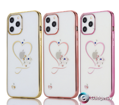20335  iPhone 11Pro Max защитная крышка-чехол, стразы
