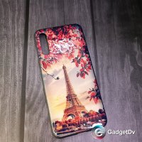 20545 Samsung A50 защитная крышка-чехол, силикон с рисунком