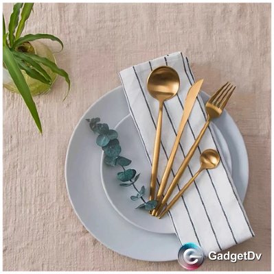 26962 Набор столовых приборов Maison Maxx Stainless Steel Modern Flatware Set (4 предмета)