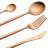 26962 Набор столовых приборов Maison Maxx Stainless Steel Modern Flatware Set (4 предмета)