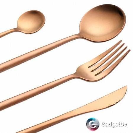 26962 Набор столовых приборов Maison Maxx Stainless Steel Modern Flatware Set (4 предмета)