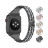 37048 Ремешок iWatch 42/44/45 мм метал. со стразами 2 ряда