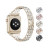 37048 Ремешок iWatch 42/44/45 мм метал. со стразами 2 ряда