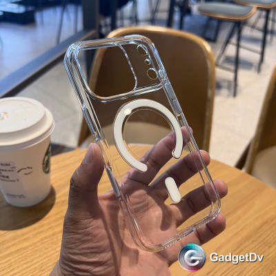 38351 iPhoen 17ProMax защитная крышка-чехол Clear Case MagSafe