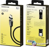 60114 Кабель USB lightning магнитный 1м, Borofon BU1