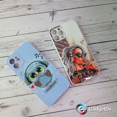 21017  iPhone 12 защитная крышка-чехол, с рисунком