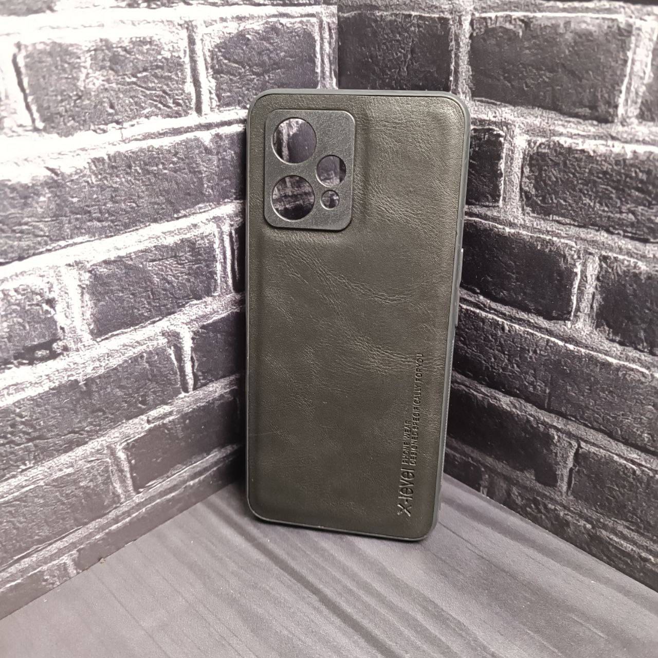 22016 Realme 9Pro Plus защитная крышка-чехол, X-level, кожа