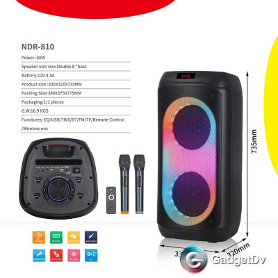 23115  Bluetooth колонка NDR-810