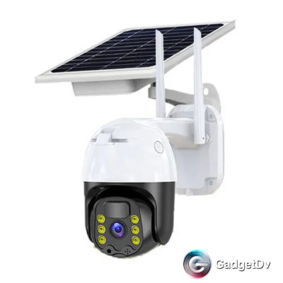 26901 Камера видеонаблюдения уличная с солнечной панелью  V380 Pro