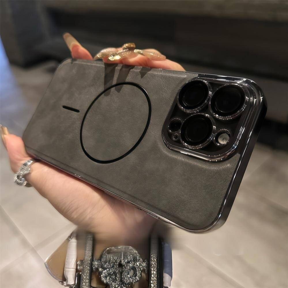 38592 iPhone13 Pro защитная крышка-чехол, MagSafe под кожу