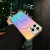 38626 iPhone 16 ProMax защитная крышка-чехол перелив с MagSafe