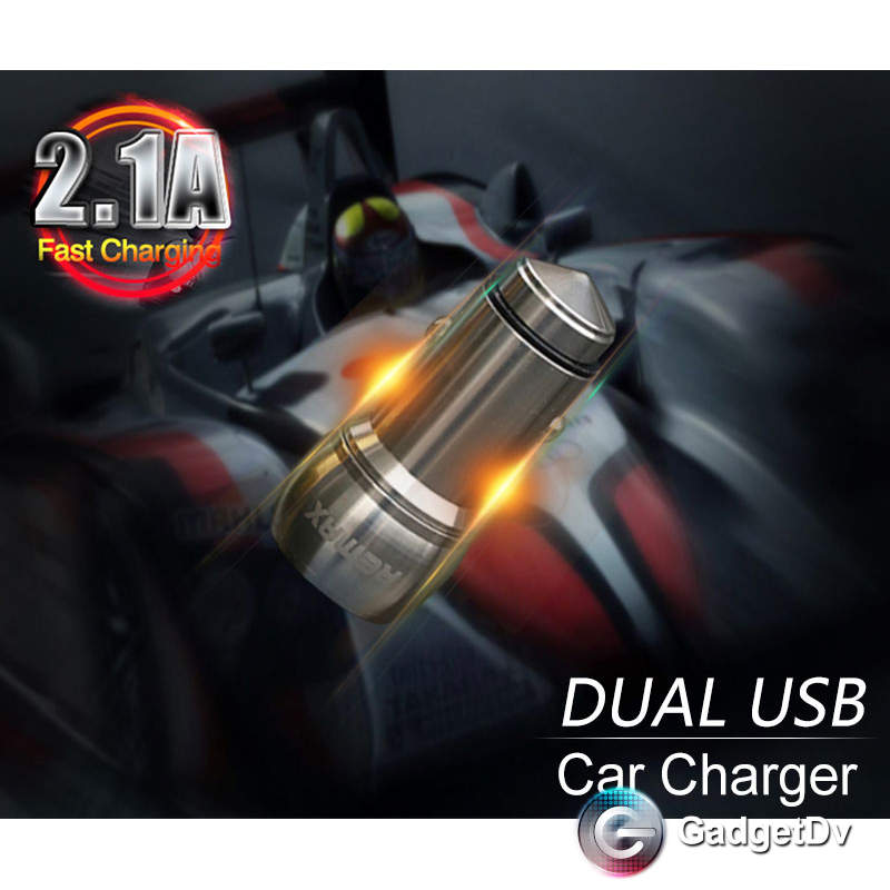 Автомобильное зарядное устройство Remax RCC205 2.4A 2 USB (5-972)