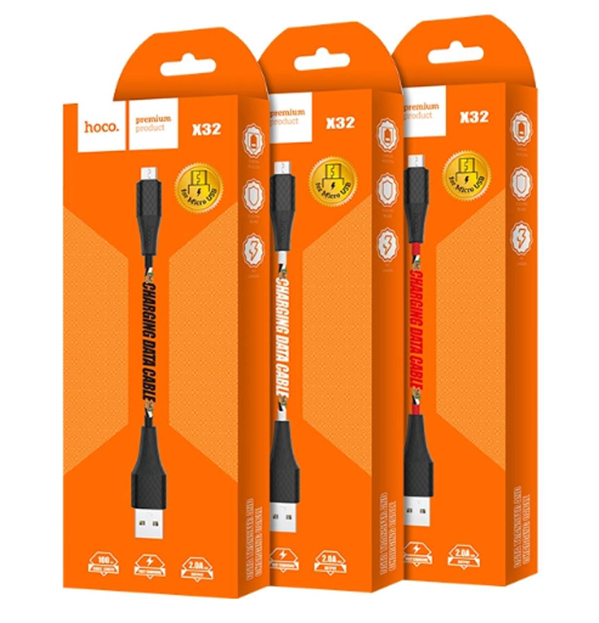 11295 Кабель microUSB 1m Hoco X32