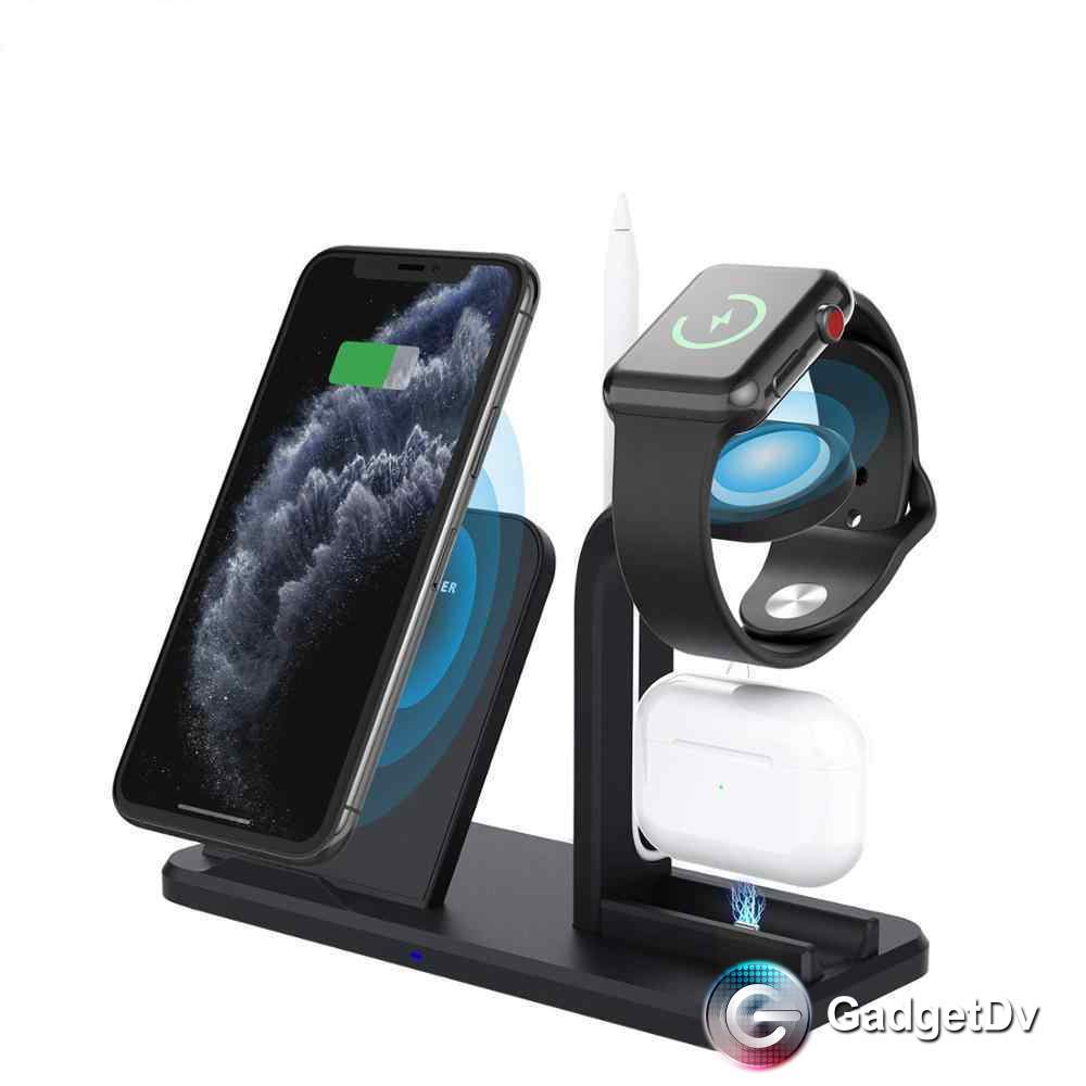 Беспроводное зарядное устройство Detachable 3 in 1 (60720)