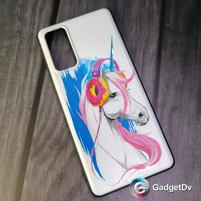 20547 Samsung S20 FE защитная крышка-чехол, силикон с рисунком