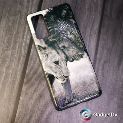 20547 Samsung S20 FE защитная крышка-чехол, силикон с рисунком