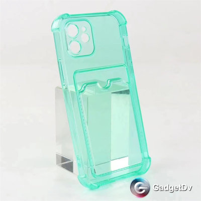 20940 Защитная крышка iPhone 14Max, прозрачная с кармашком