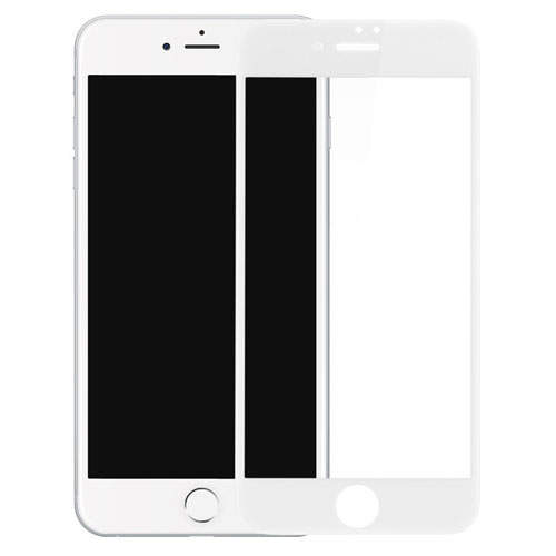 4377 iPhone7 Защитное стекло изогнутое Benks (белый)