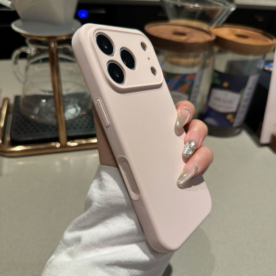 39112 iPhone 15 защитная крышка-чехол, однотонный силиклн