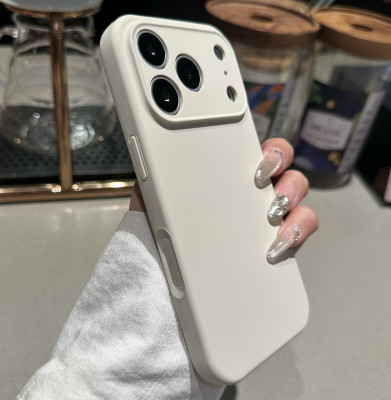 39112 iPhone 15 защитная крышка-чехол, однотонный силиклн