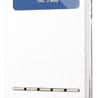 16-490  Galaxy S5 mini Чехол-книжка (белый)