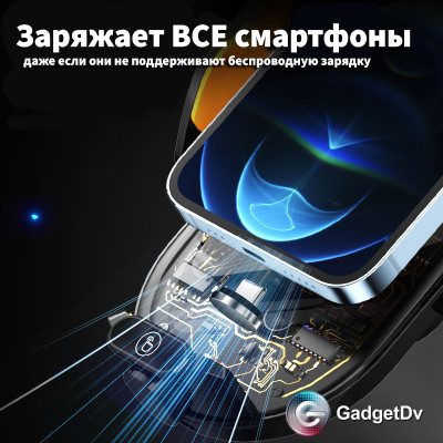 26770 Автомобильный держатель с беспроводной зарядкой C23