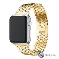 37051 Ремешок iWatch 42/44/45 мм метал. соты