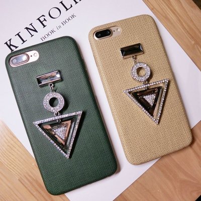 5207 iРhone 7 Защитная крышка кожаная (коричневый)