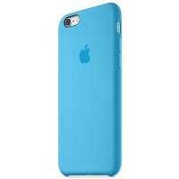 17-1663  iРhone 6+ Защитная крышка силиконовая (голубой)