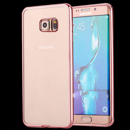 7469 Galaxy J5 (2016) Защитная крышка силиконовая (розовое золото)